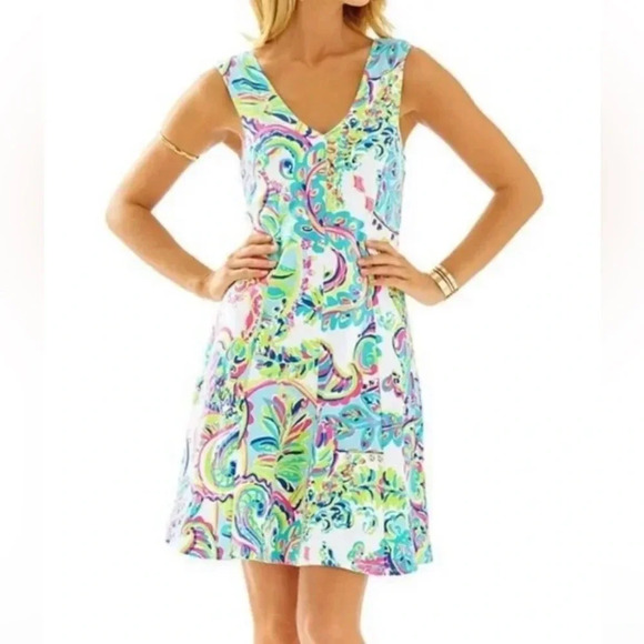 Lilly Pulitzer Dahlia Dress in Toucan Play xxs - Picture 1 of 4